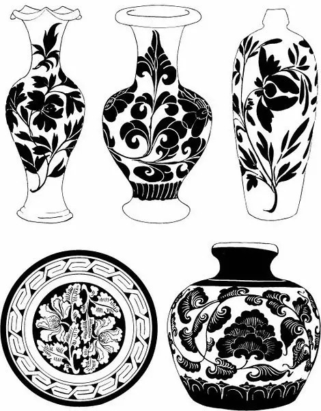 青花瓷素材圖案欣賞，中國傳統(tǒng)藝術就是這么美