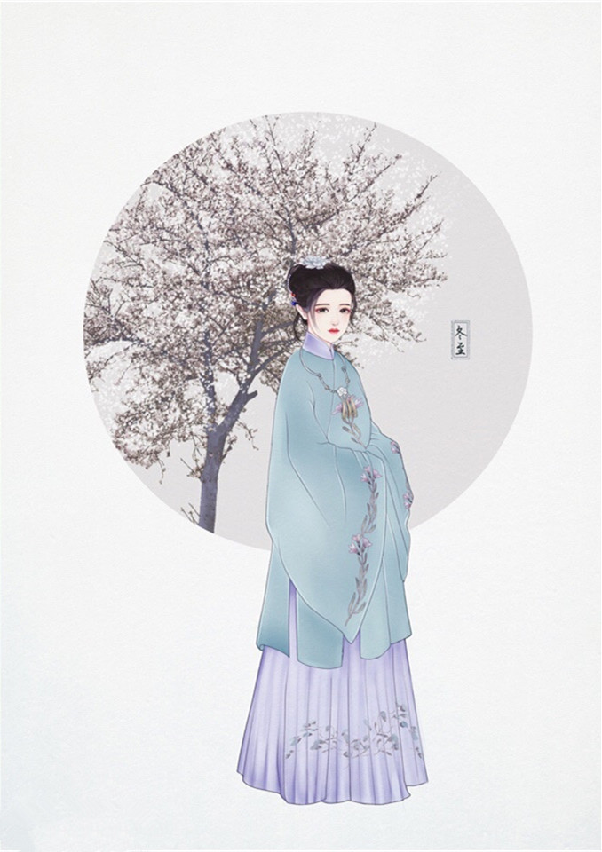 24節(jié)氣古風(fēng)手機(jī)壁紙圖片，超美的女子古風(fēng)圖片