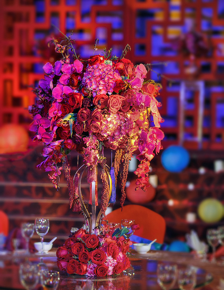 一場最美中國傳統(tǒng)婚禮，中式婚禮中的一角