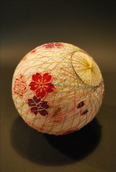 精美的手工手鞠球工藝品，絲線纏繞的藝術(shù)品！