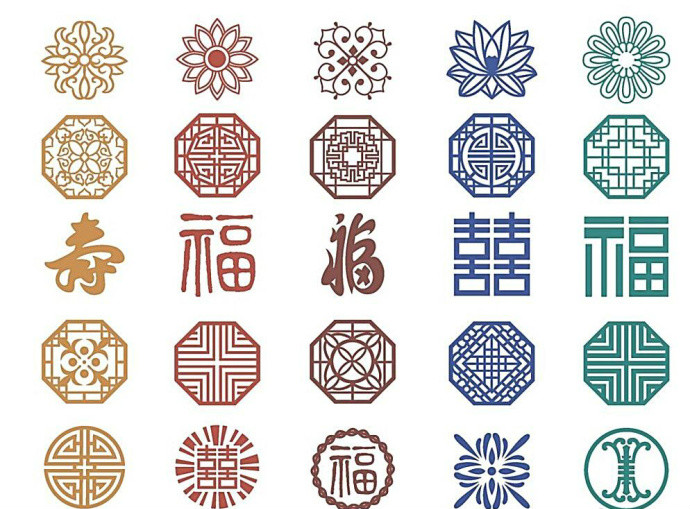 中國古典圖案欣賞，各具特色的中國傳統(tǒng)圖案