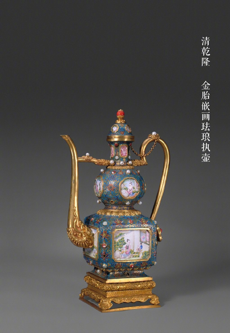 清代瓷胎畫(huà)琺瑯瓷器