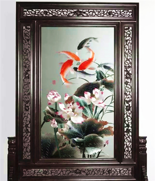 蜀繡大師——孟德芝，作品欣賞