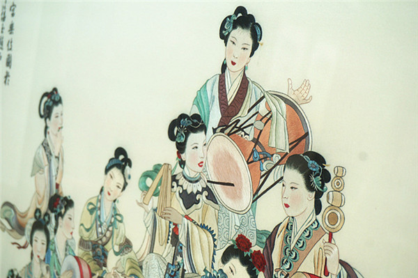 蜀繡大師——孟德芝，作品欣賞