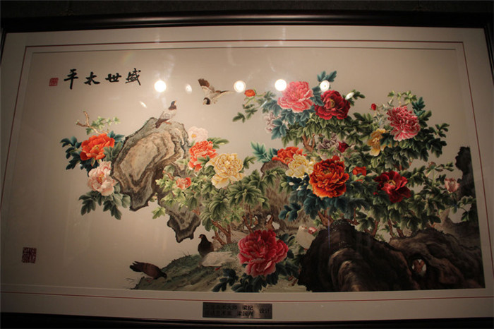 廣繡大師“花佬”許熾光，作品欣賞