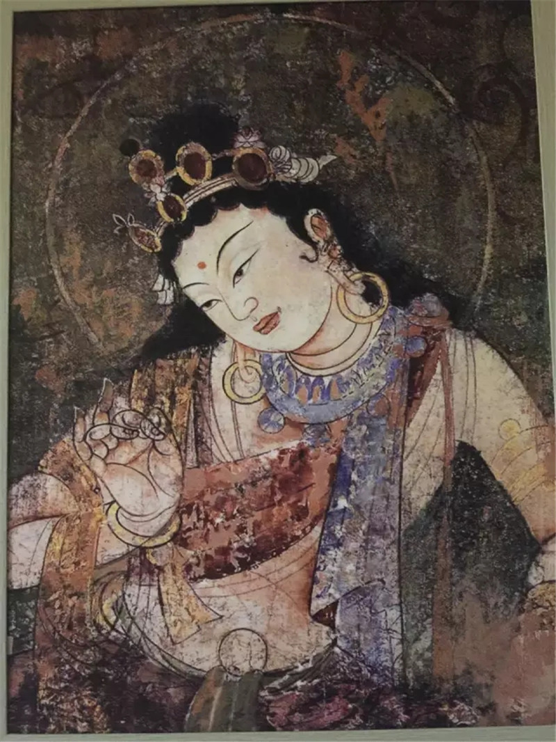 敦煌莫高窟石壁彩繪壁畫(huà)