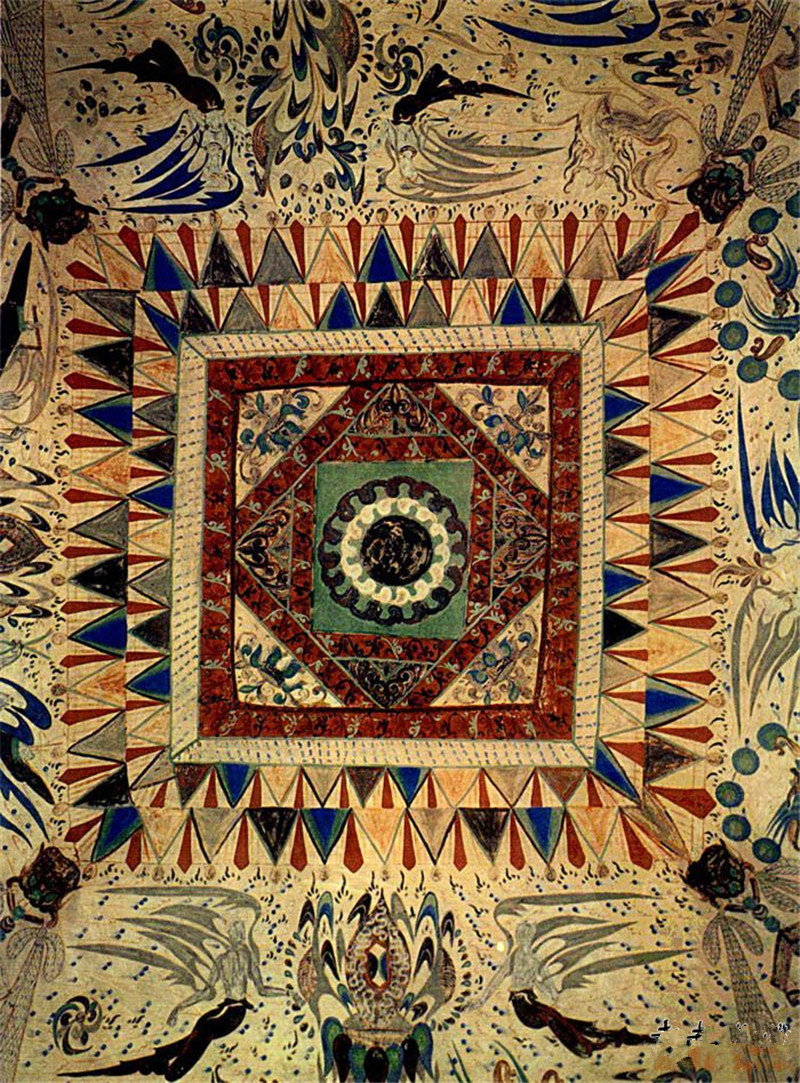 敦煌莫高窟石壁彩繪壁畫