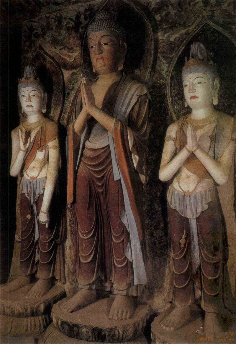 敦煌石洞彩塑佛像(2)