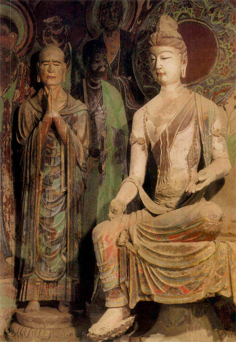 敦煌石洞彩塑佛像(2)