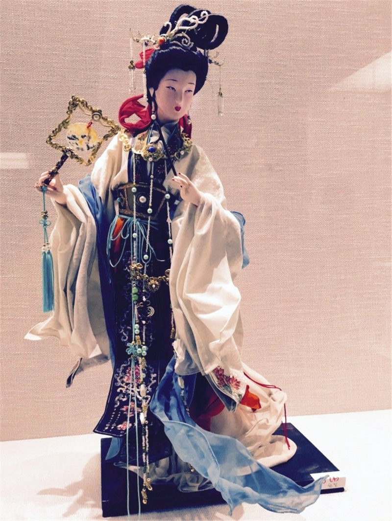 中國(guó)傳統(tǒng)工藝品，絹人