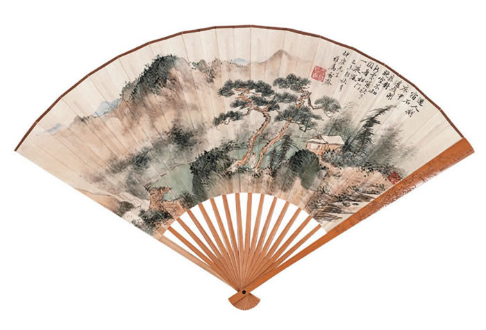 中國(guó)傳統(tǒng)書畫折扇之美