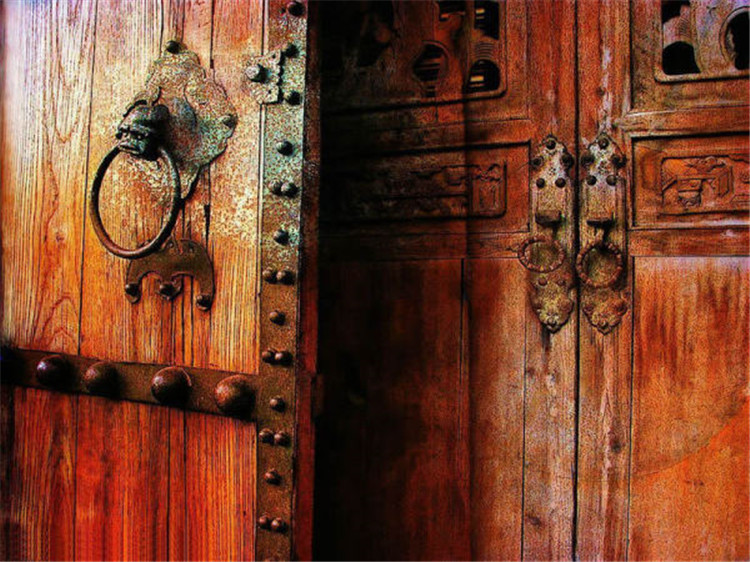 古建筑家佳樂文學(xué)精致古門欣賞