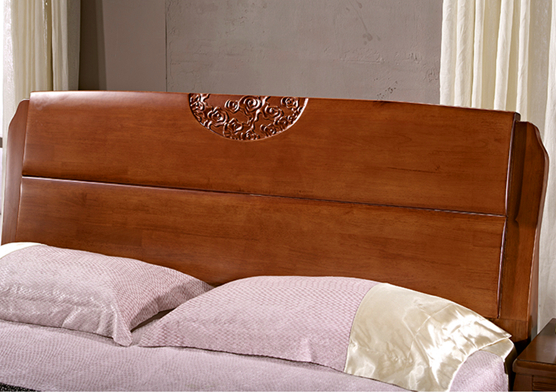 1.8米實(shí)木中式古典雙人床