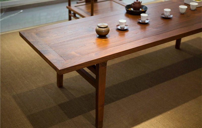 明清古典中式簡約實木茶桌