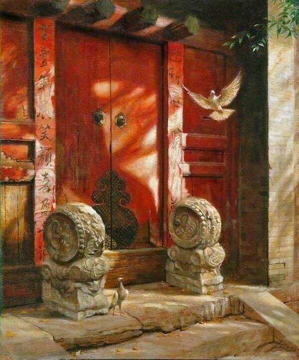 中式建筑，中國(guó)傳統(tǒng)老宅院