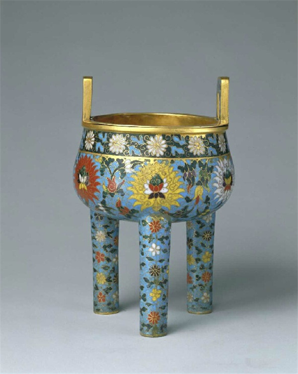 故宮博物館藏元明清掐絲琺瑯，景泰藍(lán)