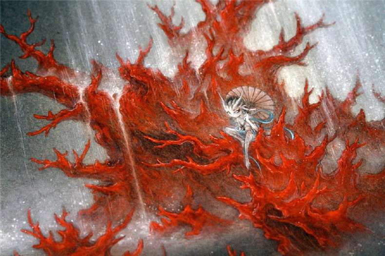 杉澤《天瀑.海童》家佳樂文學插畫欣賞