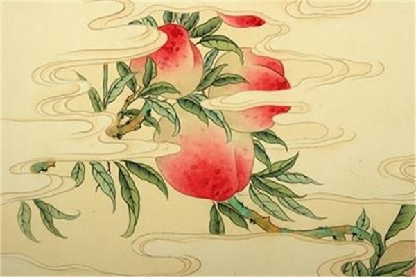 梅蘭芳藝術(shù)大師國(guó)畫欣賞《福壽》