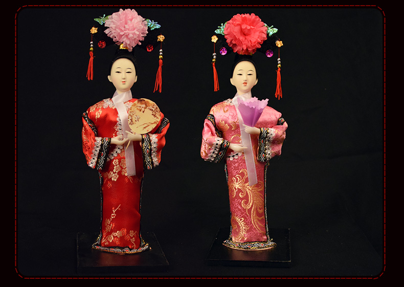 傳統(tǒng)手工工藝泥塑戲曲京劇人偶