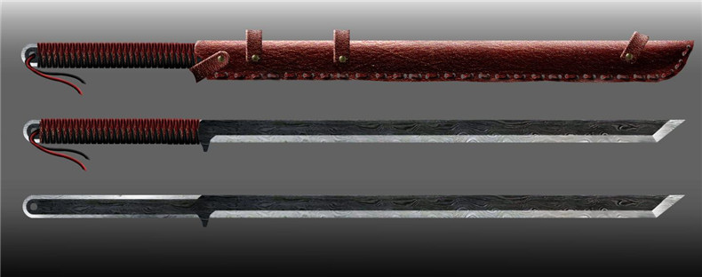 繡春刀、唐刀與雁翎刀（繡春刀兵器圖片)