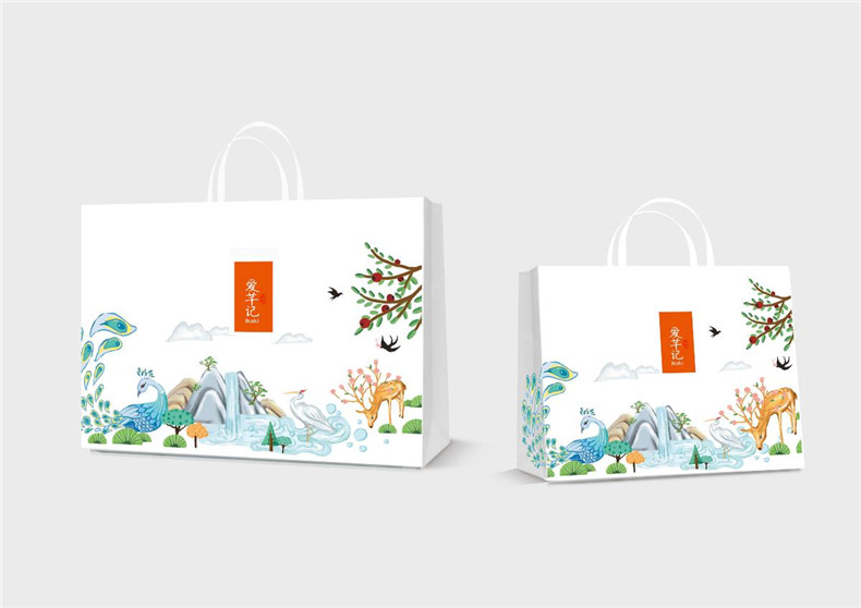 阿膠糕紅糖食品包裝水墨風(fēng)設(shè)計(jì)