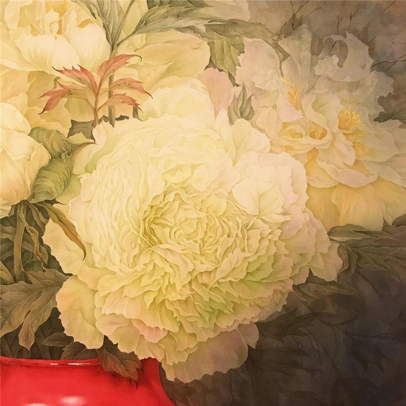 富貴平安，國色天香牡丹國畫欣賞