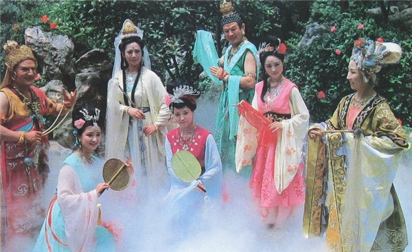 老版《西游記》攝影，美如畫的劇照