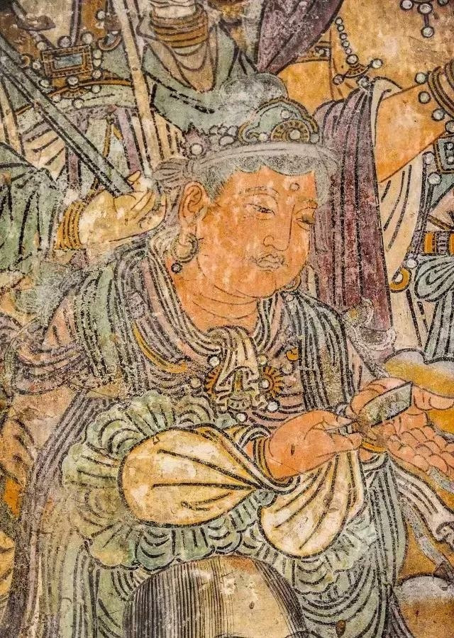 山西稷山青龍寺壁畫(huà)欣賞???