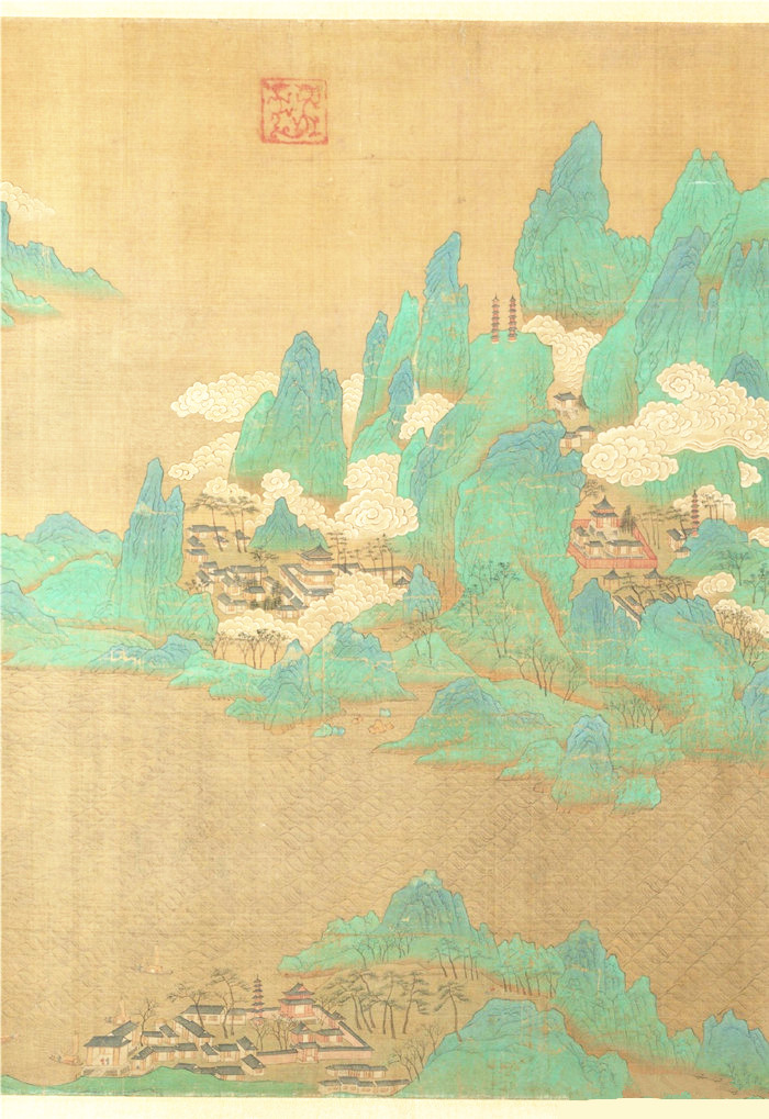 明朝國(guó)畫《海天旭日?qǐng)D》