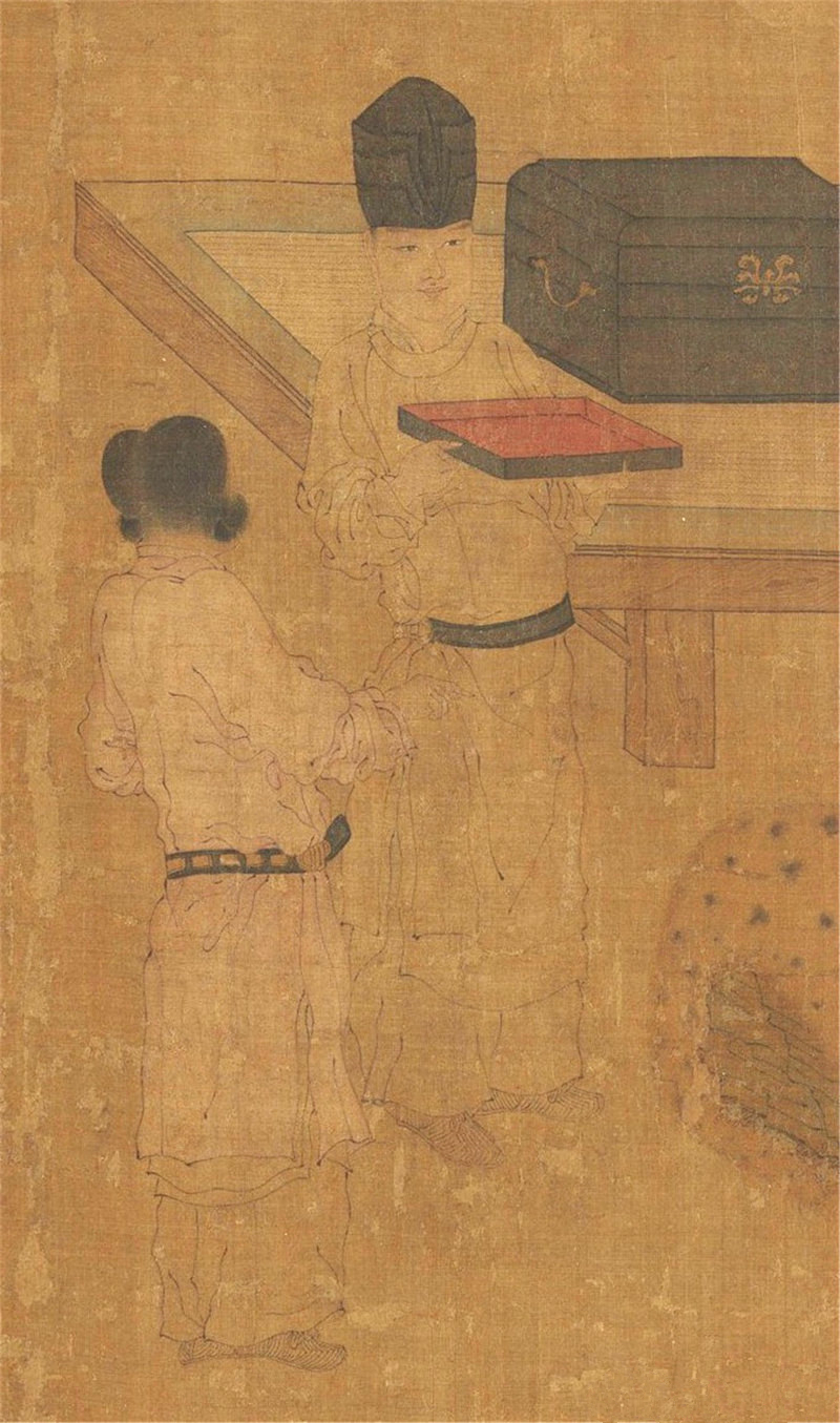  南宋《琉璃堂人物圖》國畫欣賞