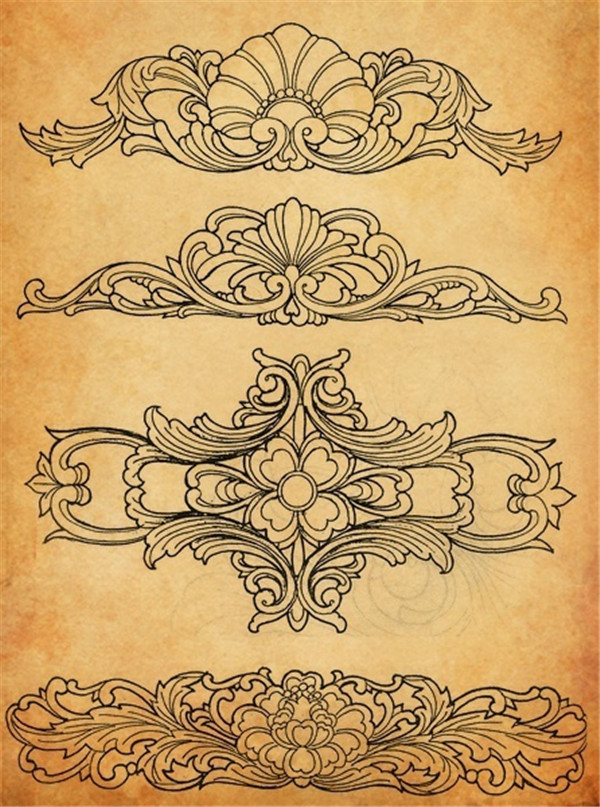 中國(guó)工藝紋樣之木雕花紋