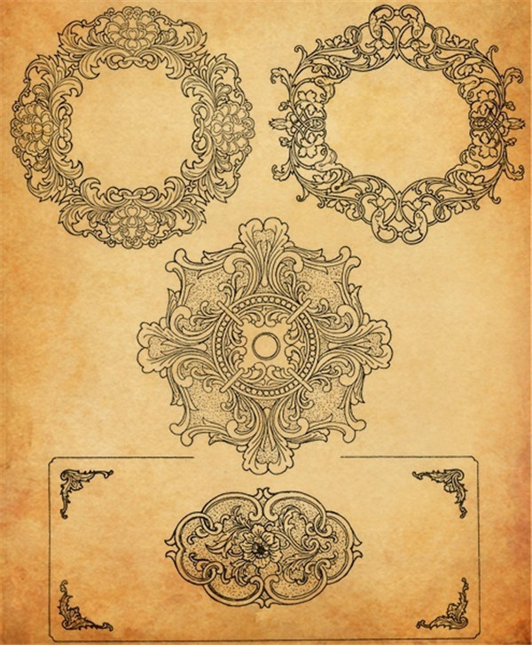 中國(guó)工藝紋樣之木雕花紋