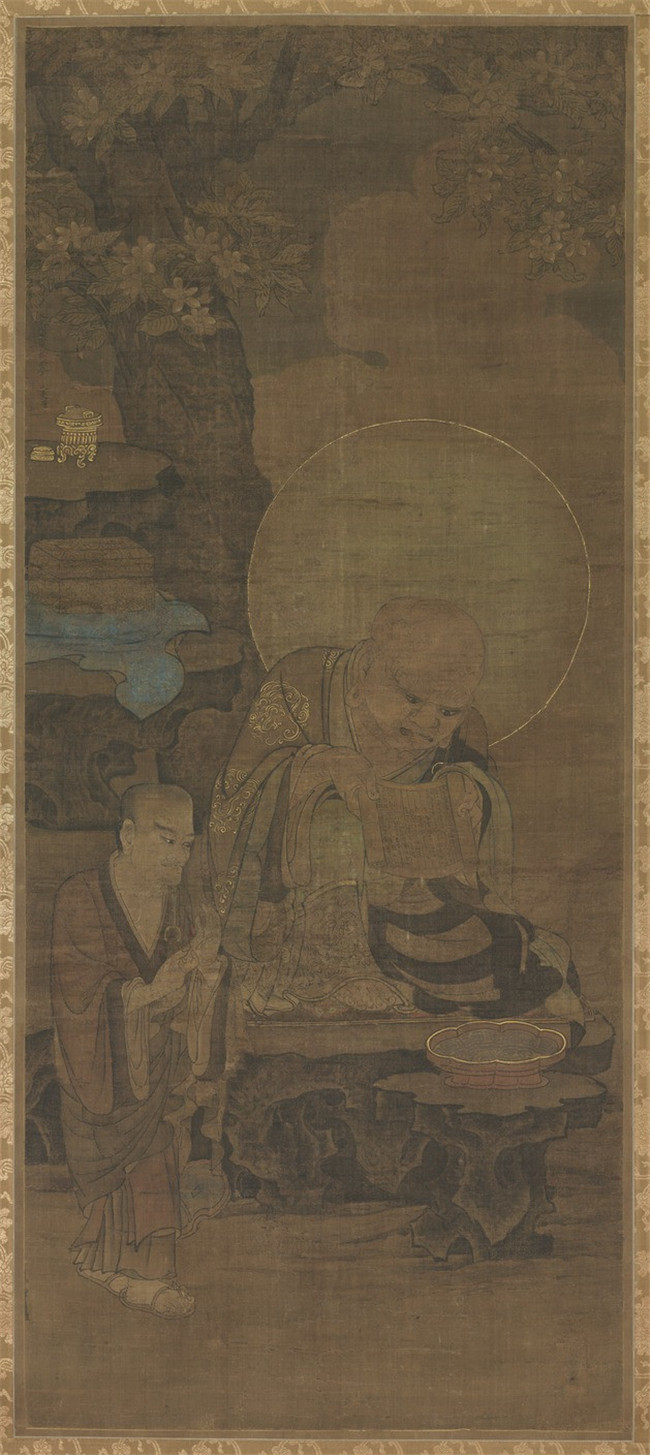 南宋畫(huà)師金大受《十六羅漢圖》