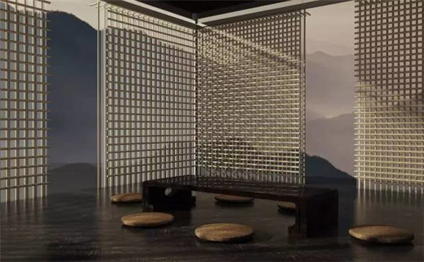 品茶牌佛之常用物，蒲團(tuán)