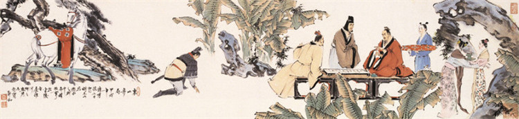 蕭和人物國(guó)畫(huà)作品欣賞