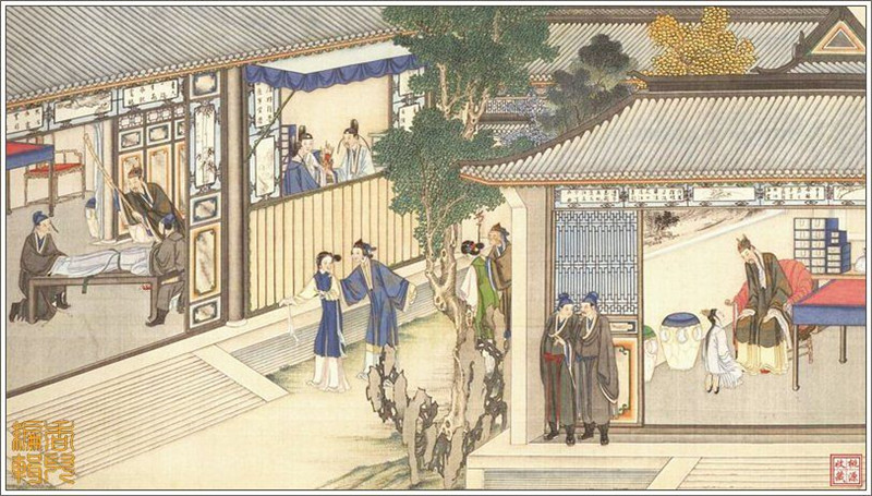 清代畫家孫溫繪畫的全本紅樓夢(mèng)圖（一）