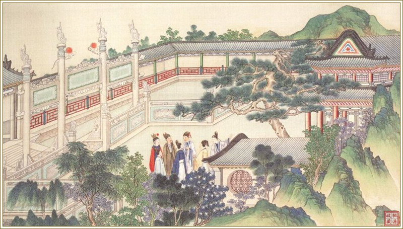 清代畫家孫溫繪畫的全本紅樓夢(mèng)圖(三)