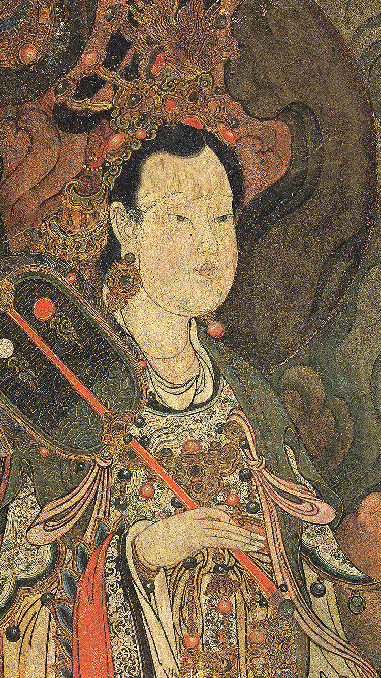 帝釋梵天圖西的十尊天