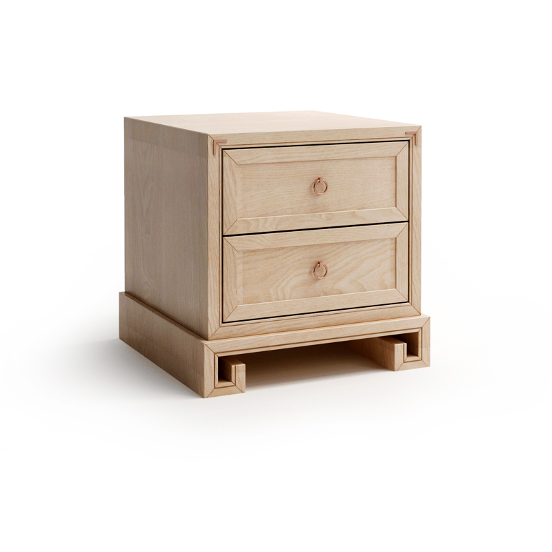 中式實木雙人床1.8米大床，簡約現(xiàn)代樣板房家具