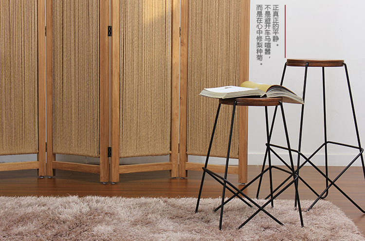 實(shí)木屏風(fēng)隔斷玄關(guān)，現(xiàn)代簡(jiǎn)約中式折屏