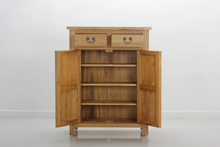 中式簡約實(shí)木玄關(guān)鞋柜，中式門廳柜收納柜