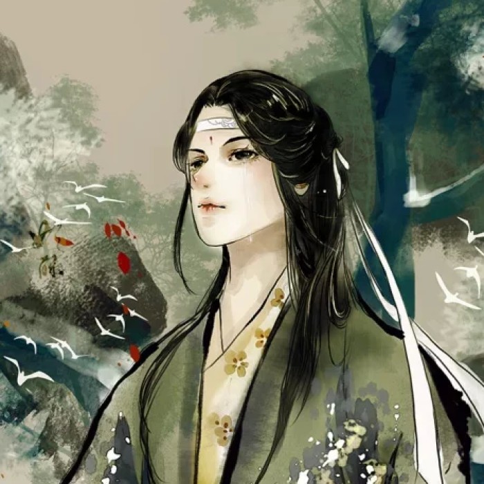 溫潤如玉男生古風頭像，家佳樂文學qq頭像