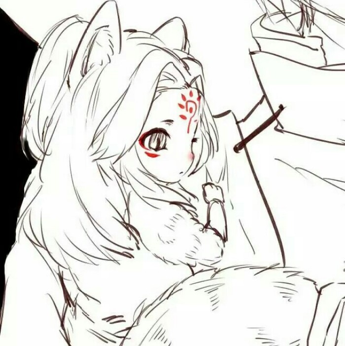 陰陽(yáng)師大天狗和妖狐古風(fēng)頭像，男生頭像帥氣