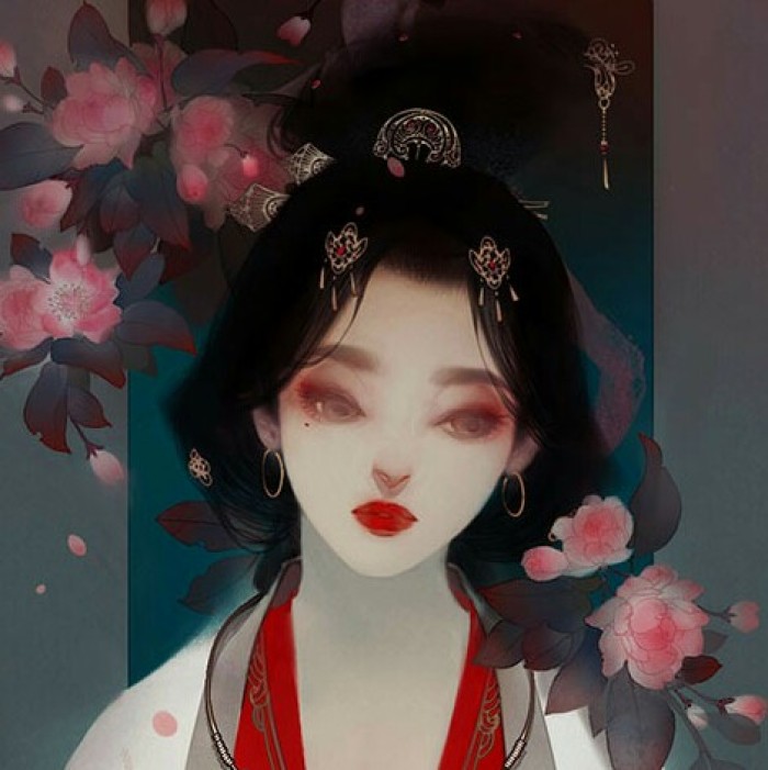 妖氣古風(fēng)女子頭像，唯美古典qq頭像