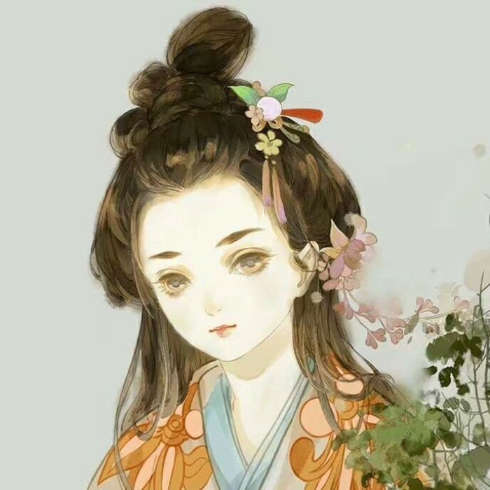柔美淡雅女子古風(fēng)頭像，古典女子qq頭像
