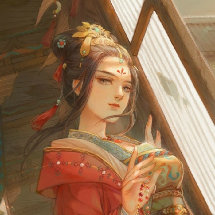 霸氣家佳樂文學(xué)女子頭像，女生古風(fēng)頭像