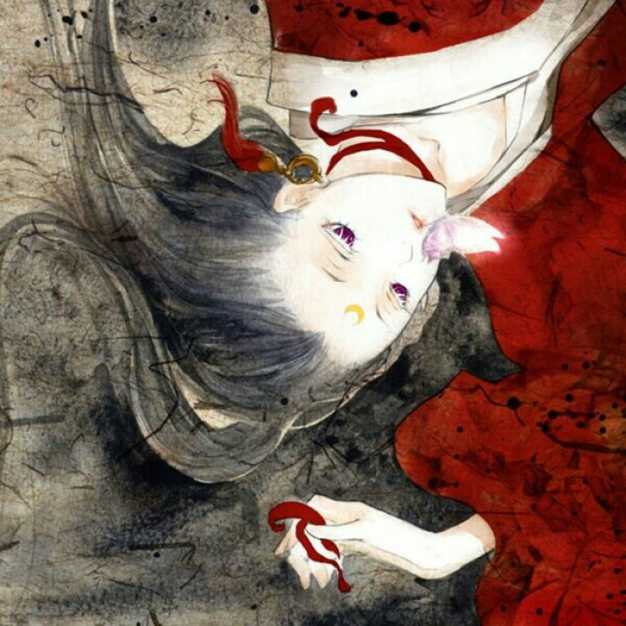 古典唯美女子頭像，水彩風(fēng)女生頭像