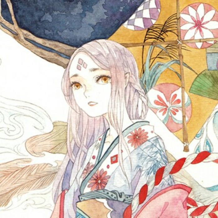 水墨風(fēng)古典女子頭像，古風(fēng)唯美頭像。