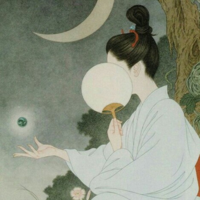 清雅風(fēng)格古典女生頭像，動(dòng)漫水彩古風(fēng)頭像