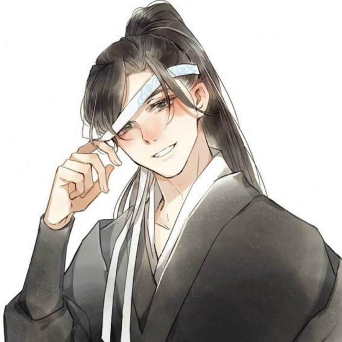 雅致男子古風(fēng)頭像，劍眉星目古典男生頭像